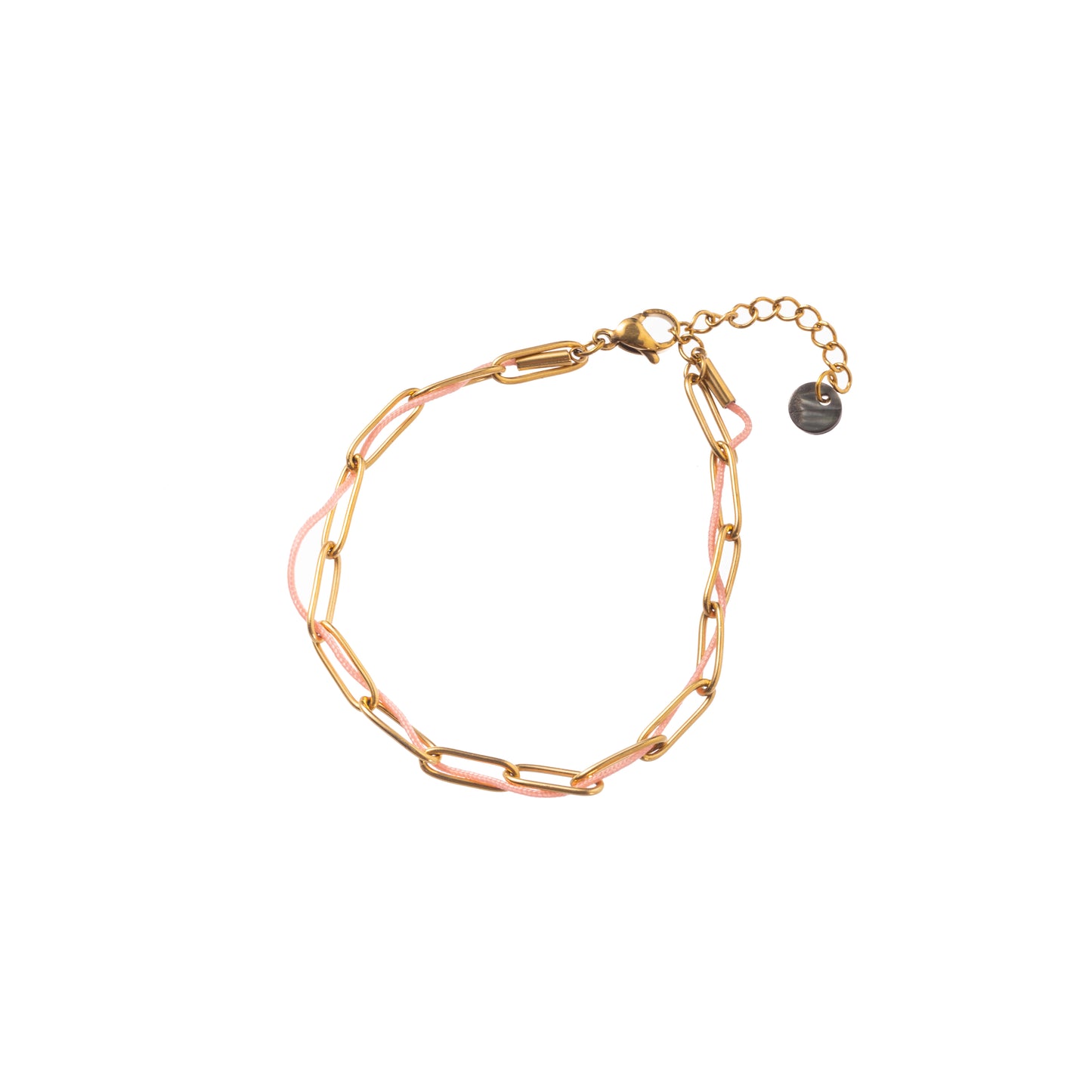 Brăţară - Rope (inox auriu)