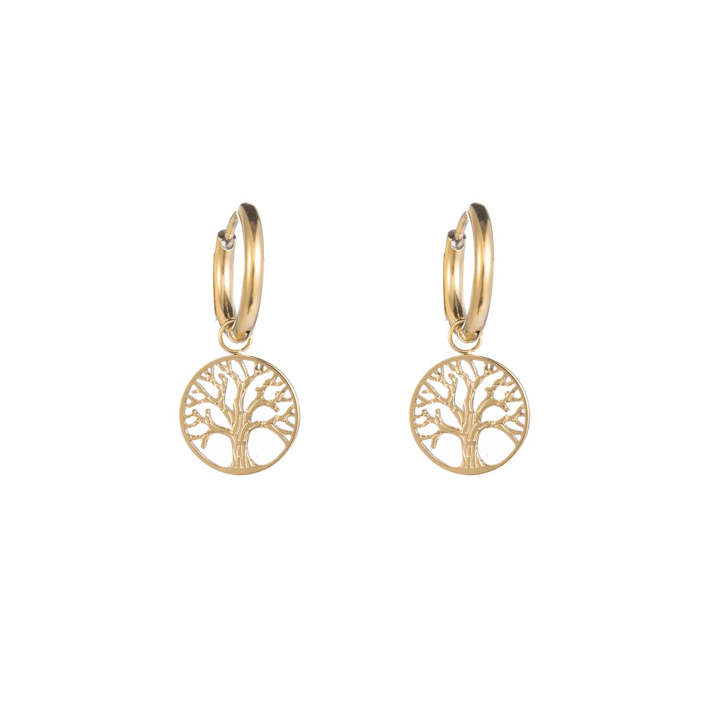 Cercei - Tree of Life (inox auriu)